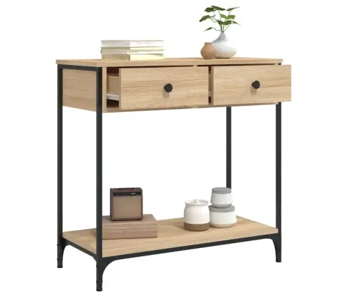 Kavos Staliukas, Sonoma Ąžuolo, 75X34,5X75cm Apdirbta Mediena