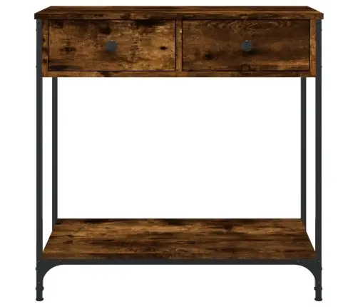 Konsoles Galdiņš, Ozolkoka, 75X34,5X75 Cm, Inženierijas Koks Vidaxl