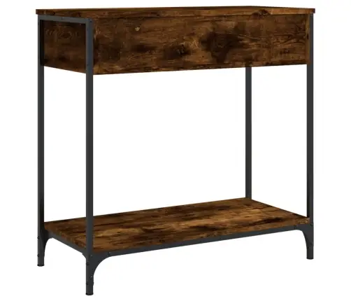 Konsoles Galdiņš, Ozolkoka, 75X34,5X75 Cm, Inženierijas Koks Vidaxl