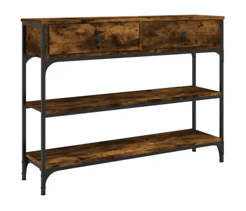 Konsoles Galdiņš, Ozolkoka, 100X25X75 Cm, Inženierijas Koks Vidaxl
