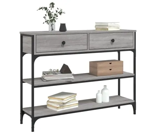 Konsoollaud, Hall Sonoma Tamm, 100 X 25 X 75 cm Tehispuit