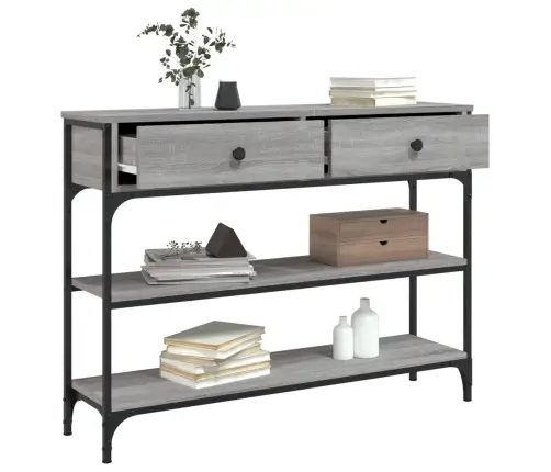 Konsoollaud, Hall Sonoma Tamm, 100 X 25 X 75 cm Tehispuit