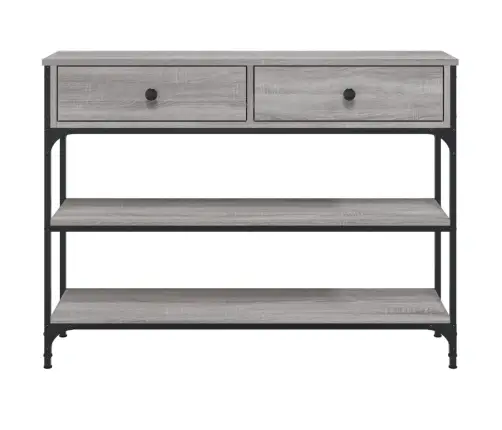 Konsoollaud, Hall Sonoma Tamm, 100 X 25 X 75 cm Tehispuit