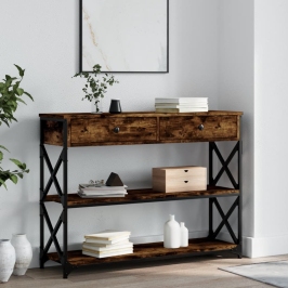 Konsoles Galdiņš, Koka Krāsa, 100X28X75 Cm , Inženierijas Koks Vidaxl