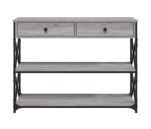 Konsoollaud, Hall Sonoma Tamm, 100 X 28 X 75 cm Tehispuit