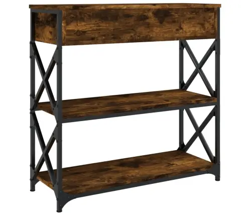 Konsoles Galdiņš, Koka Krāsa, 75X28X75 Cm, Inženierijas Koks Vidaxl