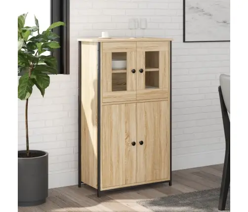 Augstais Skapītis, Ozola, 62X32X106,5 Cm, Inženierijas Koks Vidaxl Augstais Skapītis, Ozola, 62X32X106,5 Cm, Inženierijas Koks Vidaxl