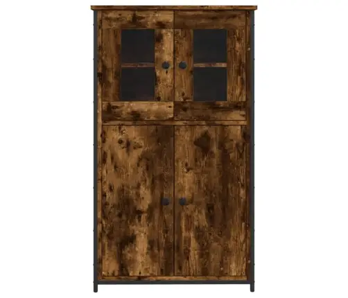 Augstais Skapītis, Ozola, 62X32X106,5 Cm, Inženierijas Koks Vidaxl