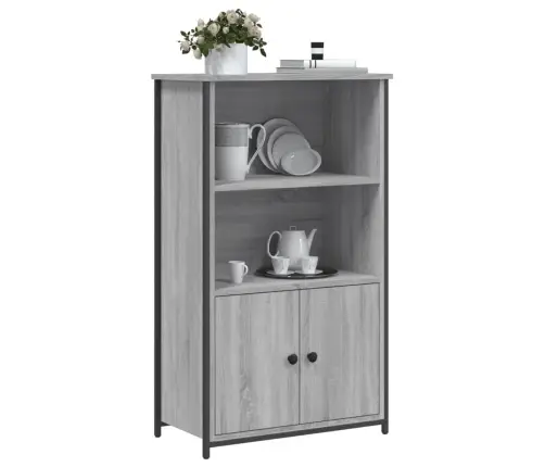 Augstais Skapītis, Pelēka Ozolkoka Krāsa, Inženierijas Koks Vidaxl