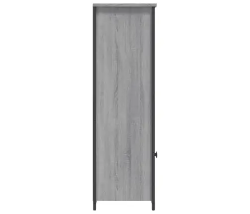 Augstais Skapītis, Pelēka Ozolkoka Krāsa, Inženierijas Koks Vidaxl