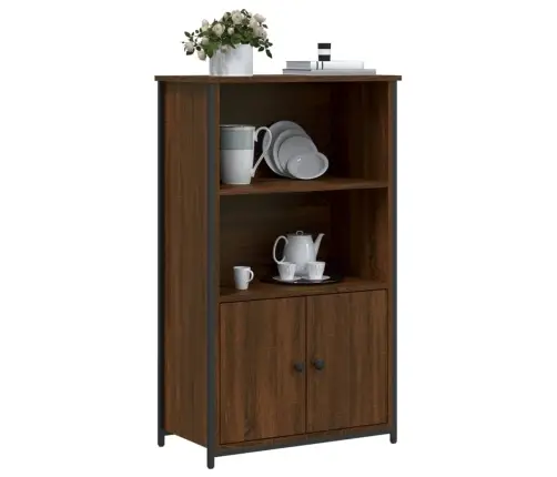 Augstais Skapītis, Ozolkoka Krāsa, Inženierijas Koks Vidaxl