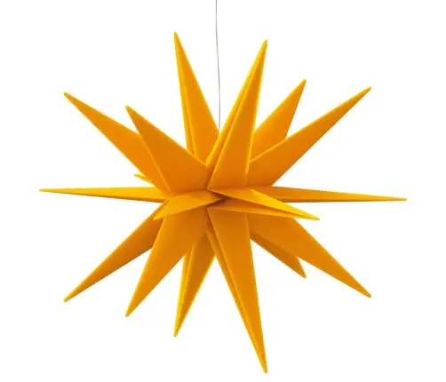 Kalėdinis Šviestuvas Su Led, Geltonas, 57cm Sulankstomas