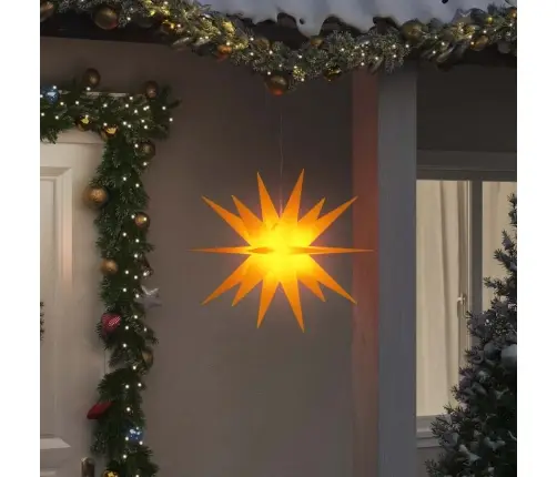 Kalėdinis Šviestuvas Su Led, Geltonas, 57cm Sulankstomas