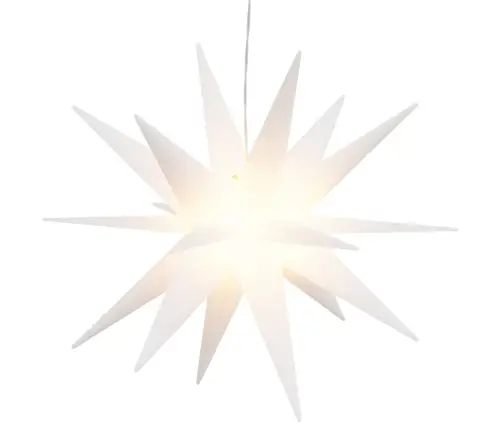 Ziemassvētku Lampa Ar Led, Salokāma, Balta, 100 Cm Vidaxl