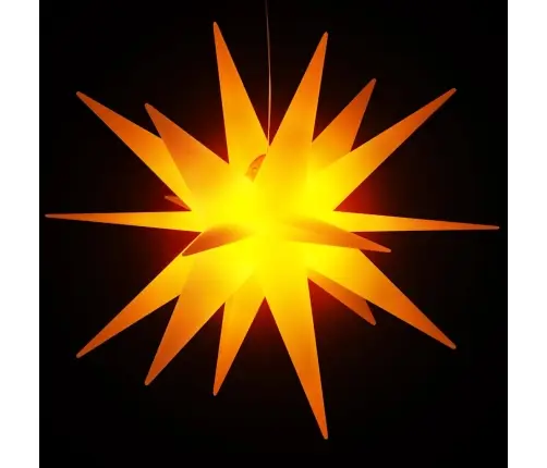 Ziemassvētku Lampa Ar Led, Salokāma, Dzeltena, 100 Cm Vidaxl