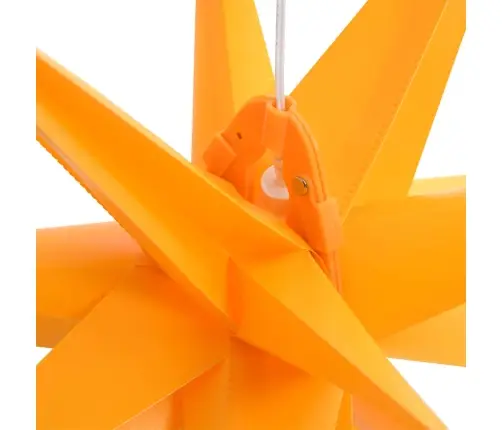 Ziemassvētku Lampa Ar Led, Salokāma, Dzeltena, 100 Cm Vidaxl