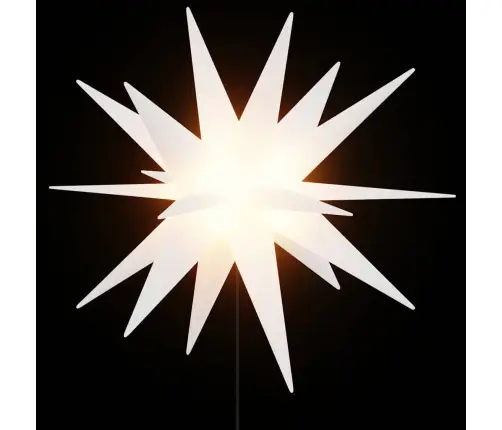 Ziemassvētku Lampas Ar Led Un Mietiņu, 3 Gab., Baltas, 35 Cm Vidaxl