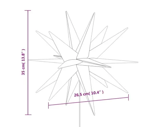 Ziemassvētku Lampas Ar Led Un Mietiņu, 3 Gab., Dzeltenas, 35 Cm Vidaxl