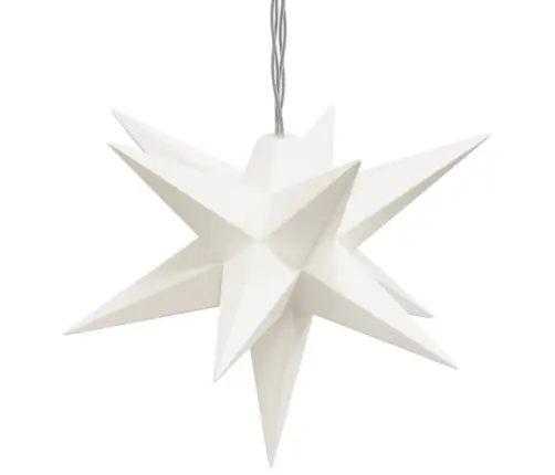 Ziemassvētku Lampiņa, 10 Led, Balta, 10 Cm Vidaxl