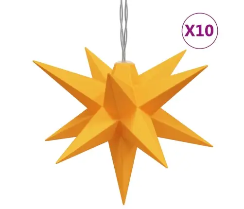 Ziemassvētku Lampiņa, 10 Led, Dzeltena, 10 Cm Vidaxl Ziemassvētku Lampiņa, 10 Led, Dzeltena, 10 Cm Vidaxl