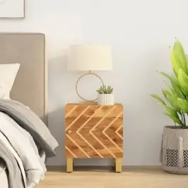 Naktinė Spintelė, Ruda Ir Juoda, Mango Medienos Masyvas