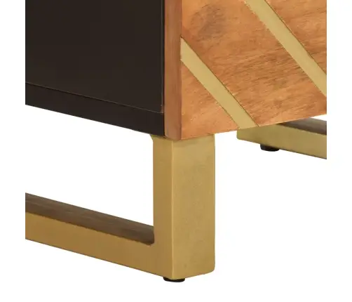 Naktinė Spintelė, Ruda Ir Juoda, Mango Medienos Masyvas