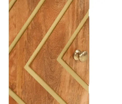 Öökapp, Pruun Ja Must, 50X33X60 cm Mangopuit