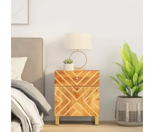 Öökapp, Pruun Ja Must, 50X33X60 cm Mangopuit