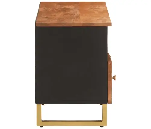 Tv Kapp, Pruun Ja Must, 100X33,5X46 cm Mangopuit