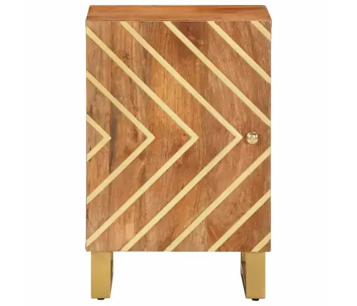 Vannitoakapp, Pruun Ja Must, 38X33,5X58 cm Mangopuit