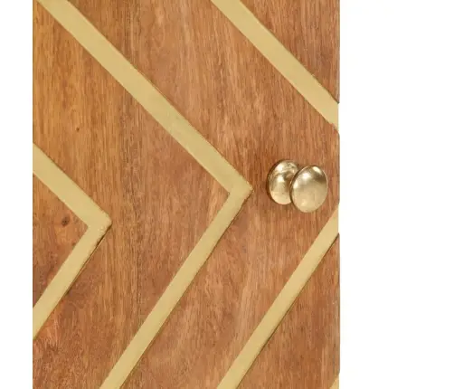 Vannitoakapp, Pruun Ja Must, 38X33,5X58 cm Mangopuit