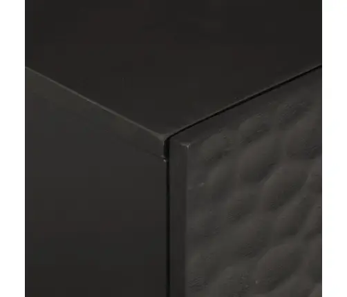 Naktsskapītis, Melns, 40X33X46 Cm, Mango Masīvkoks Vidaxl