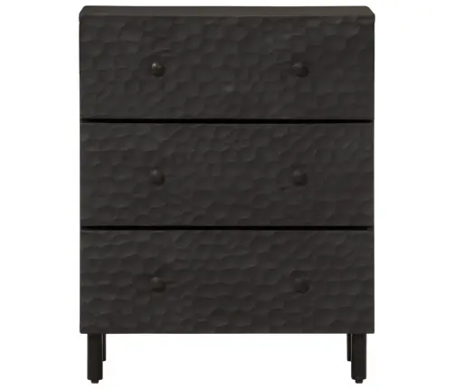 Skapītis, 60X33X75 Cm, Melns, Mango Masīvkoks Vidaxl