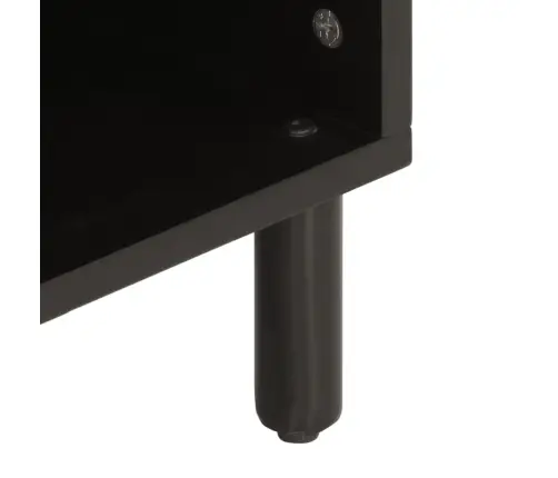 Tv Skapītis, 100X33X46 Cm, Melns, Mango Masīvkoks Vidaxl