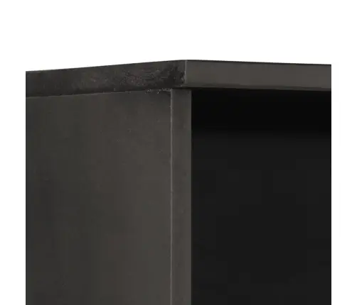 Vonios Kambario Spintelė, Juoda, 38X33X160cm Mango Masyvas