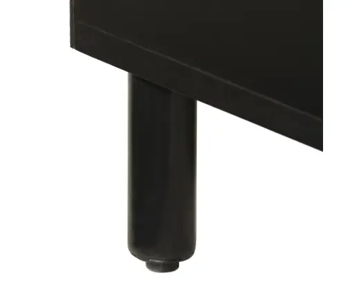 Vonios Kambario Spintelė, Juoda, 38X33X160cm Mango Masyvas