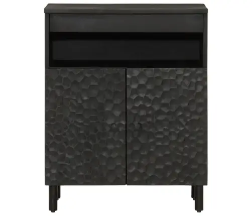 Skapītis, 60X33X75 Cm, Melns, Mango Masīvkoks Vidaxl