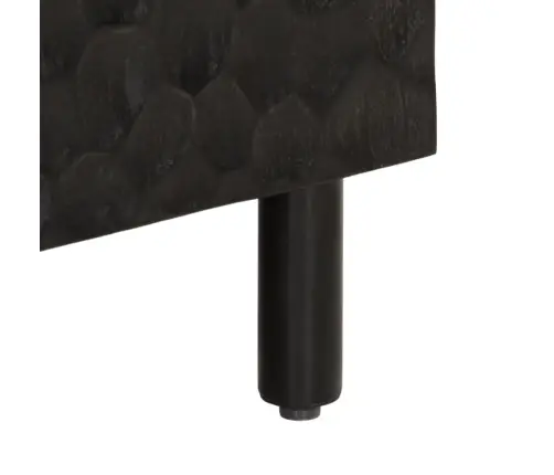 Skapītis, 60X33X75 Cm, Melns, Mango Masīvkoks Vidaxl