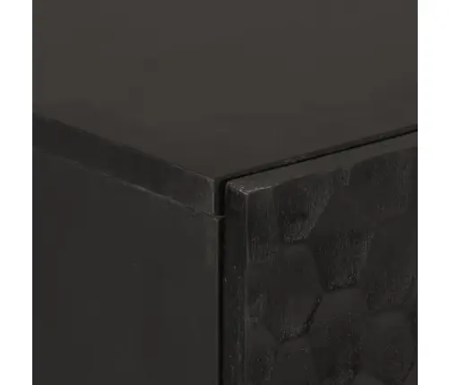 Augstais Skapītis, 60X33X100 Cm, Melns, Mango Masīvkoks Vidaxl