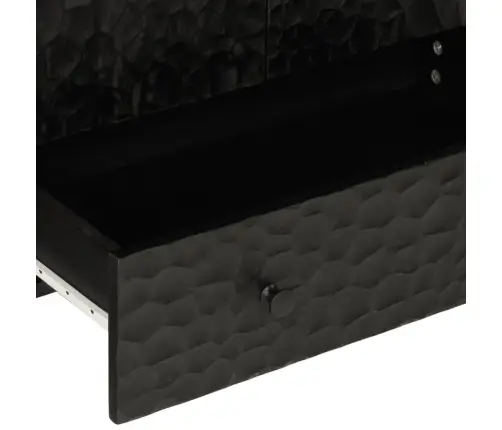 Augstais Skapītis, 60X33X100 Cm, Melns, Mango Masīvkoks Vidaxl