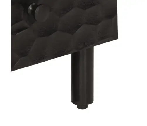 Augstais Skapītis, 60X33X100 Cm, Melns, Mango Masīvkoks Vidaxl