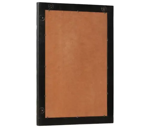 Vonios Veidrodis, Juodas, 50X70X2,5cm Mango Masyvas Ir Stiklas