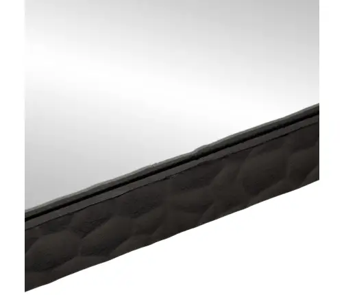 Vonios Veidrodis, Juodas, 50X70X2,5cm Mango Masyvas Ir Stiklas