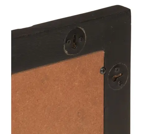 Vonios Veidrodis, Juodas, 50X70X2,5cm Mango Masyvas Ir Stiklas