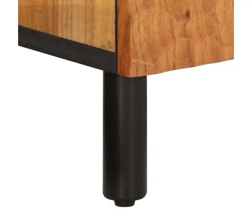 Tv Skapītis, 105X33X46 Cm, Akācijas Masīvkoks Vidaxl