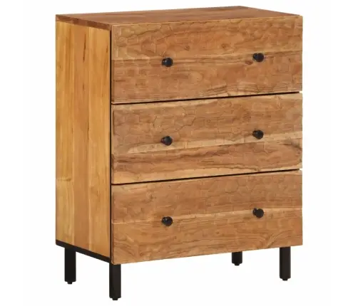 Skapītis, 60X33X75 Cm, Akācijas Masīvkoks Vidaxl