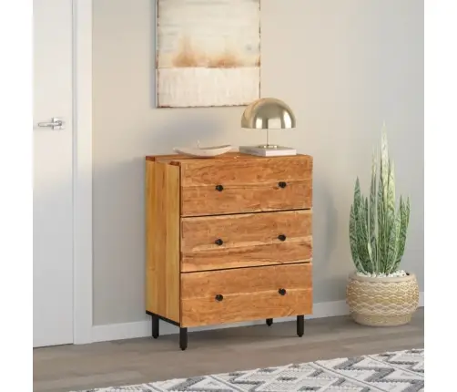 Skapītis, 60X33X75 Cm, Akācijas Masīvkoks Vidaxl