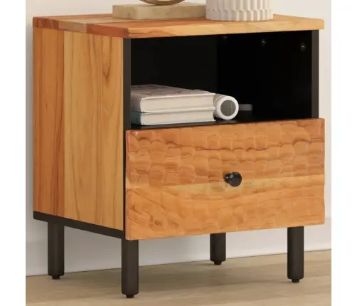 Naktsskapītis, 40X33X46 Cm, Akācijas Masīvkoks Vidaxl