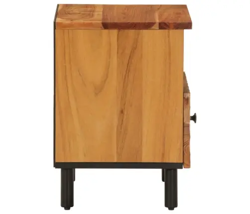 Naktsskapīši, 2 Gab., 40X33X46 Cm, Akācijas Masīvkoks Vidaxl