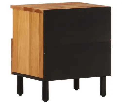 Naktsskapīši, 2 Gab., 40X33X46 Cm, Akācijas Masīvkoks Vidaxl